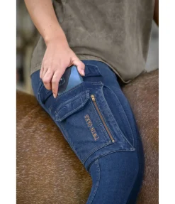 Online Jeans de randonnée avec fond intégral en matière synthétique Aspen Femme Pantalons À Fond Intégral