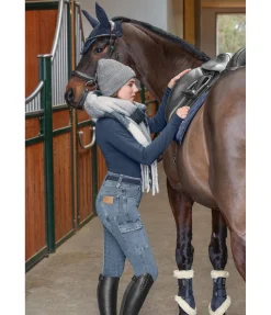 Discount Jeans d'équitation grip taille haute Laura Femme Pantalons D'Équitation À Grip