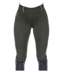 Legging d'équitation thermique avec fond intégral grip Juliette Femme Leggings D'Équitation|Pantalons D'Équitation D'Hiver