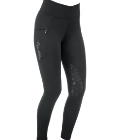 Online Legging d'équitation thermique à basanes grip Valerie Femme Pantalons À Basanes|Leggings D'Équitation