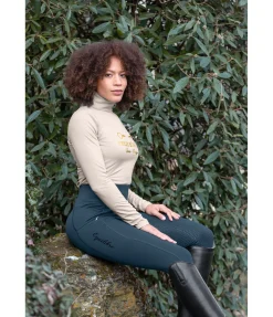 Discount Legging d'équitation thermique à fond intégral Grip Hermine Femme Leggings D'Équitation|Pantalons D'Équitation D'Hiver