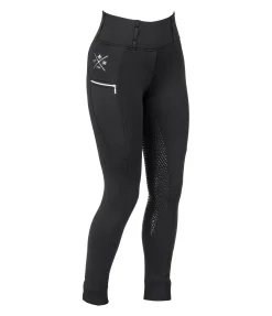 New Legging d'équitation thermique à fond intégral grip Kassandra Femme Leggings D'Équitation|Pantalons D'Équitation D'Hiver