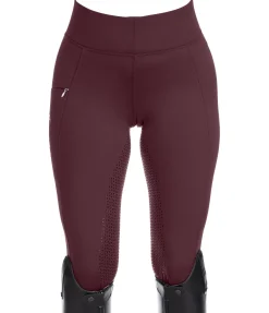 Hot Legging d'équitation thermique à fond intégral Grip Hermine Femme Leggings D'Équitation|Pantalons D'Équitation D'Hiver