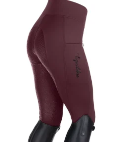 Hot Legging d'équitation thermique à fond intégral Grip Hermine Femme Leggings D'Équitation|Pantalons D'Équitation D'Hiver
