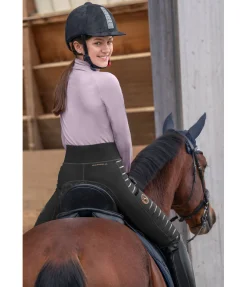 New Legging d'équitation thermique à fond intégral grip enfant Enfant Pantalons D'Équitation Enfants