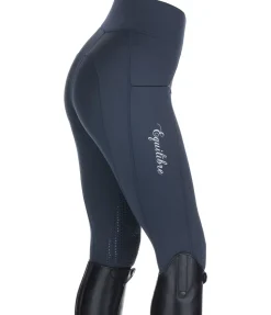 New Legging d'équitation thermique à basanes grip Valerie Femme Pantalons À Basanes|Leggings D'Équitation