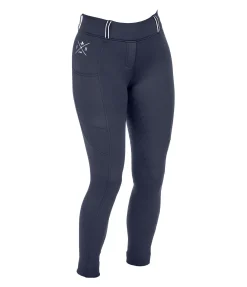 Legging d'équitation thermique avec fond intégral grip Juliette Femme Leggings D'Équitation|Pantalons D'Équitation D'Hiver