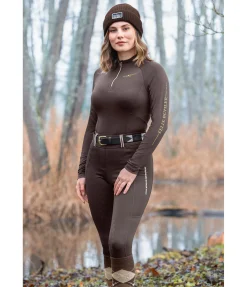 New Legging d'équitation thermique avec fond intégral grip Juliette Femme Leggings D'Équitation|Pantalons D'Équitation D'Hiver