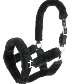 Hot Licol en polaire Teddy Protection Fourrure D'Agneau|Licols Pour Poneys & Poulains