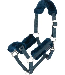 Outlet Licol poulain et shetland en polaire Teddy Cozy Adjustable Fourrure D'Agneau|Licols Pour Poneys & Poulains