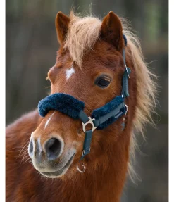 Outlet Licol poulain et shetland en polaire Teddy Cozy Adjustable Fourrure D'Agneau|Licols Pour Poneys & Poulains