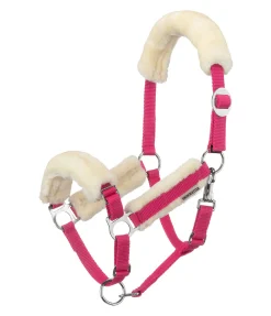 Best Licol poulain et shetland en polaire Teddy Cozy Adjustable Fourrure D'Agneau|Licols Pour Poneys & Poulains