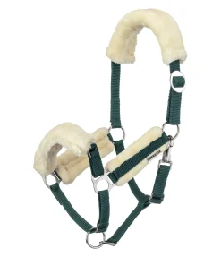 Hot Licol poulain et shetland en polaire Teddy Cozy Adjustable Fourrure D'Agneau|Licols Pour Poneys & Poulains