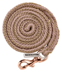 New Longe pour poulain et shetland SHOWMASTER Shimmering Licols Pour Poneys & Poulains|Longes