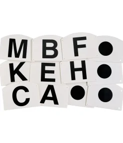 Lot de 12 lettres de dressage Equipement De Carrière & Manège