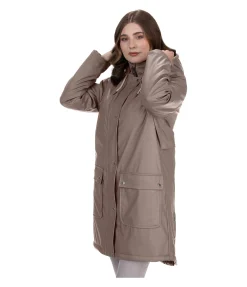 Discount Manteau de pluie avec doublure en fourrure Teddy Paris Femme Vestes & Manteaux