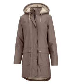 Discount Manteau de pluie avec doublure en fourrure Teddy Paris Femme Vestes & Manteaux