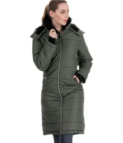 Discount Manteau d'équitation à capuche Davos II Femme Vestes & Manteaux