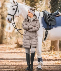 Outlet Manteau d'équitation matelassé à capuche Minou Femme Vestes & Manteaux