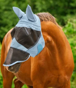 Masque anti-mouches en MVT avec protège-naseaux Galway Masques & Émouchettes