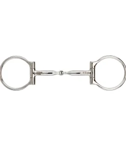 New Mors à anneaux Stainless Steel Offset Dee Snaffle Mors Pour Poneys