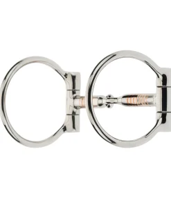 New Mors à anneaux Stainless Steel Offset Dee Snaffle Mors Pour Poneys