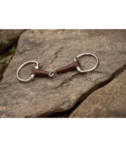 Mors à olives simple brisure en cuir Mors Simple Brisure