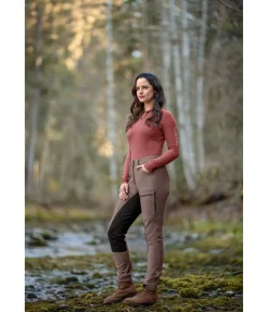 New Pantalon de randonnée hiver Mount Rainier Femme Pantalons À Fond Intégral|Pantalons D'Équitation D'Hiver