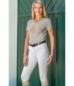 Outlet Pantalon d'équitation à fond intégral grip Basic Femme Pantalons D'Équitation À Grip|Pantalons & Leggings D'Équitation Concours