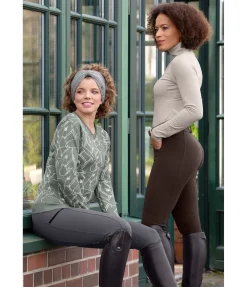 Online Pantalon d'équitation confort taille haute à fond intégral grip Juliane Femme Pantalons À Fond Intégral|Pantalons D'Équitation À Grip