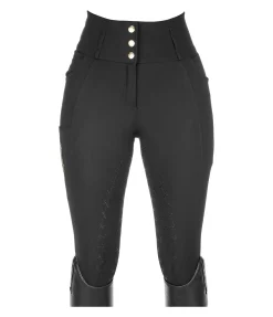 Outlet Pantalon d'équitation confort taille haute à fond intégral grip Tabea Femme Pantalons À Fond Intégral|Pantalons D'Équitation À Grip