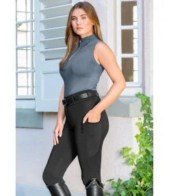 Best Pantalon d'équitation d'été hybride à fond intégral grip Samira-Mesh Femme Pantalons À Fond Intégral|Pantalons D'Équitation À Grip