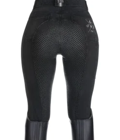 Sale Pantalon d'équitation en jean à fond intégral grip Estelle Femme Pantalons D'Équitation À Grip
