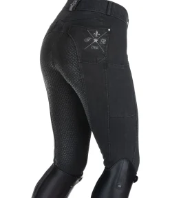 Sale Pantalon d'équitation en jean à fond intégral grip Estelle Femme Pantalons D'Équitation À Grip