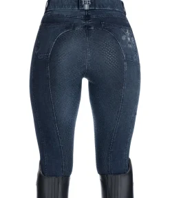 Discount Pantalon d'équitation en jean à fond intégral grip Estelle Femme Pantalons D'Équitation À Grip