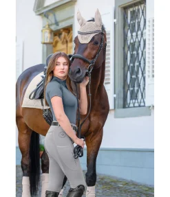 Best Pantalon d'équitation hybride en mesh grip Aimee Femme Pantalons D'Équitation À Grip