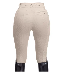 Discount Pantalon d'équitation hybride en mesh grip Aimee Femme Pantalons D'Équitation À Grip