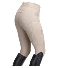 Discount Pantalon d'équitation hybride en mesh grip Aimee Femme Pantalons D'Équitation À Grip