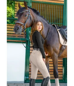New Pantalon d'équitation hybride à fond intégral Kathleen Femme Pantalons À Fond Intégral|Pantalons D'Équitation À Grip