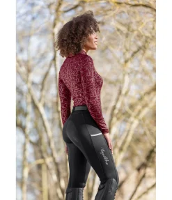 Clearance Pantalon d'équitation hybride à fond intégral grip Functional-Basic Femme Pantalons D'Équitation À Grip