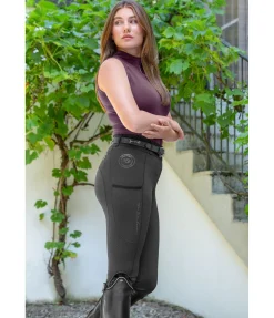Pantalon d'équitation hybride en mesh grip Aimee Femme Pantalons D'Équitation À Grip