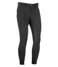 Best Pantalon d'équitation hybride thermique à fond intégral grip homme Kansas Homme Pantalons D'Équitation Homme
