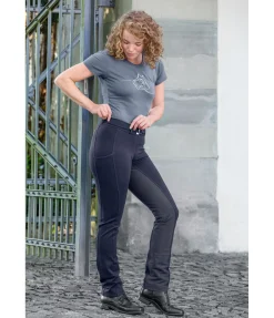 New Pantalon d'équitation jodhpur à fond intégral Tamara Femme Pantalons À Fond Intégral|Pantalons Jodhpur