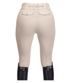 Outlet Pantalon d'équitation mesh hybride à basanes grip Romy Femme Pantalons À Basanes|Leggings D'Équitation