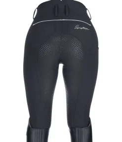 Pantalon d'équitation taille haute thermique à fond intégral grip Elodie Femme Pantalons À Fond Intégral|Pantalons D'Équitation À Grip