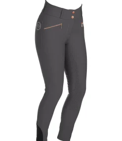 Clearance Pantalon d'équitation taille haute shoftshell à fond intégral Grip Ariana Femme Pantalons À Fond Intégral|Pantalons D'Équitation À Grip