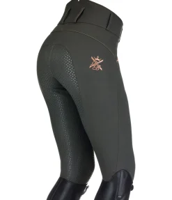 Clearance Pantalon d'équitation taille haute à fond intégral Grip Catherine Femme Pantalons D'Équitation À Grip