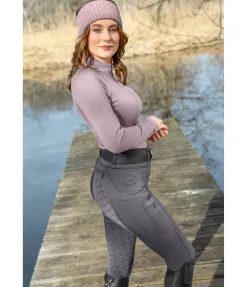Best Pantalon d'équitation thermique hybride à fond intégral grip Cheyenne Femme Pantalons D'Équitation D'Hiver|Pantalons D'Équitation À Grip