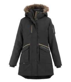 Clearance Parka d'équitation technique à capuche Ulla Femme Vestes & Manteaux