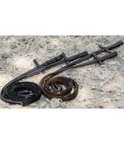 Discount Rênes sangle en cuir gras Stitch Rênes